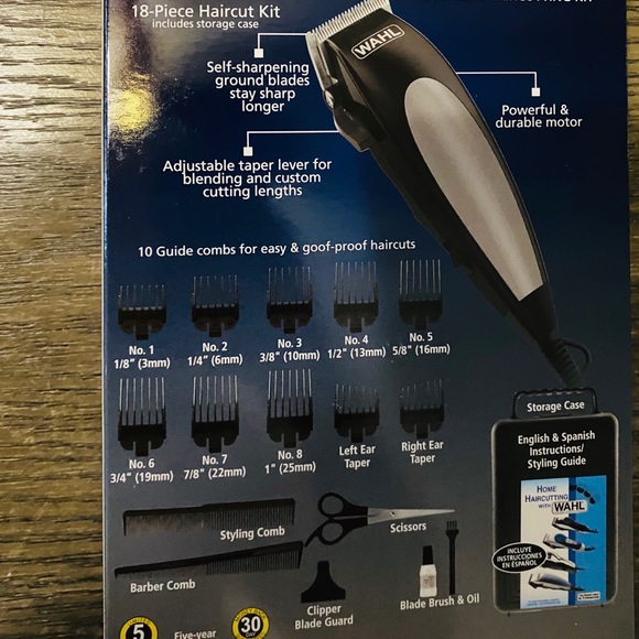 wahl home cut 18 piece